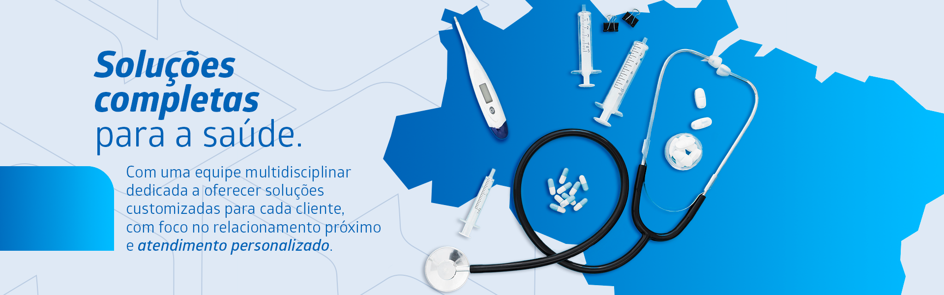 Soluções completas para a saúde